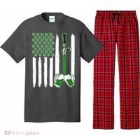 St. Patrick's Day Beer Tap USA American Flag Pajama Set thumb 0