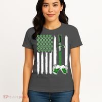 St. Patrick's Day Beer Tap USA American Flag Women's T-Shirt thumb 4