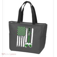 St. Patrick's Day Beer Tap USA American Flag Tote Bag thumb 3
