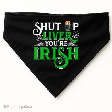 St Patricks Day, Funny St Patricks Day, Funny Irish, St Patricks Day Drinking 4 USA-Made Doggie Bandana