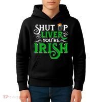 St Patricks Day, Funny St Patricks Day, Funny Irish, St Patricks Day Drinking 4 Kids Hoodie thumb 4