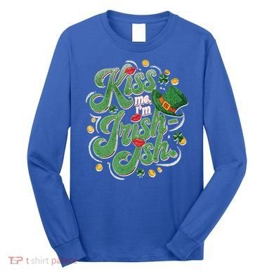 St PatrickS Day Me I Am Irishish Designs Gift Long Sleeve Shirt