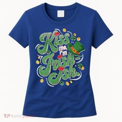 St PatrickS Day Me I Am Irishish Designs Gift Women's T-Shirt