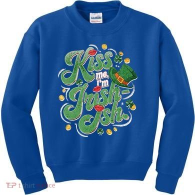 St PatrickS Day Me I Am Irishish Designs Gift Kids Sweatshirt