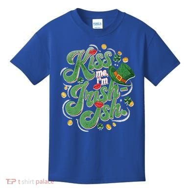 St PatrickS Day Me I Am Irishish Designs Gift Kids T-Shirt