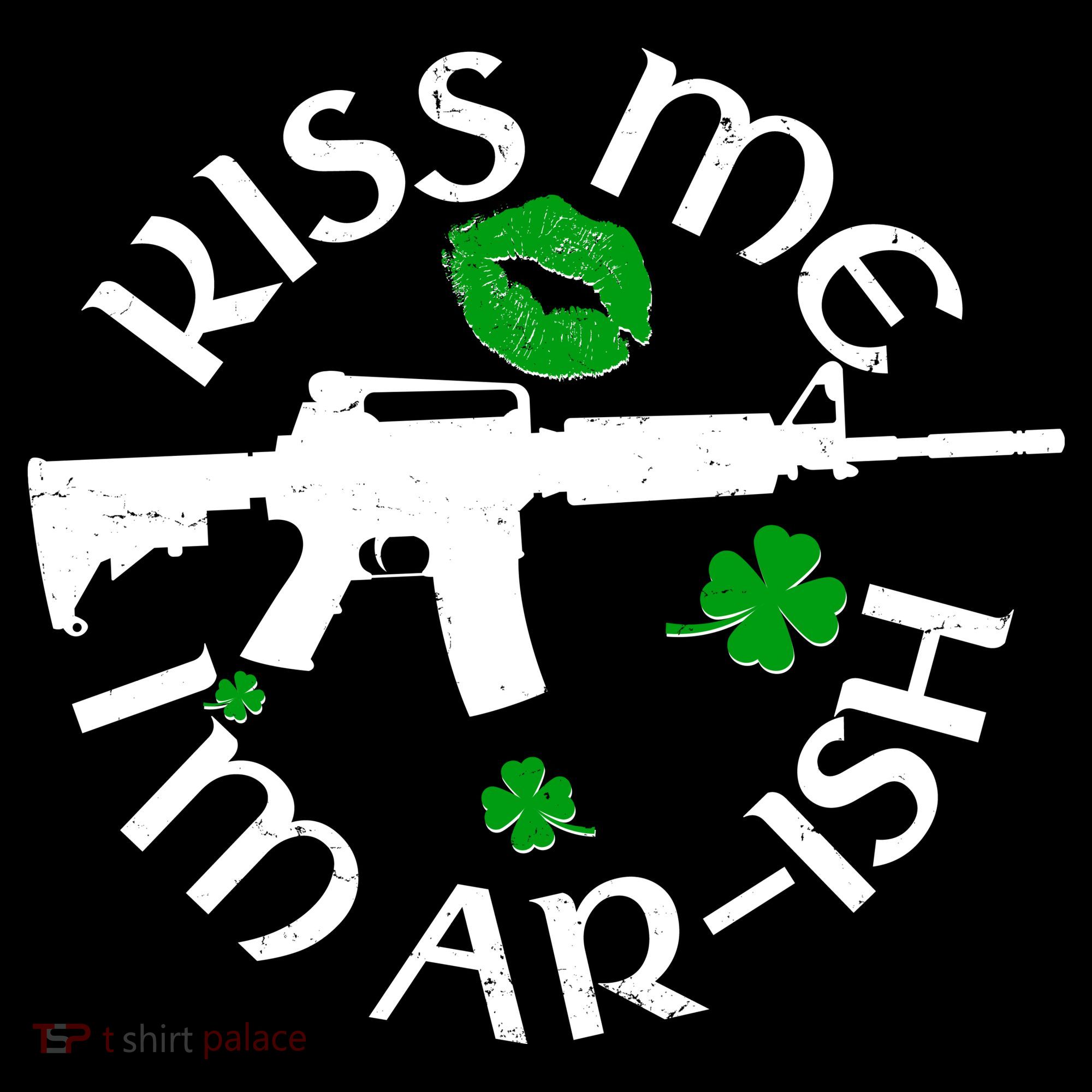St Patricks Day Kiss Me Im Arish Ar Gun Visor