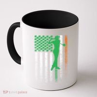 St PatrickS Day Irish American Flag Golf Golfer Golfing Gift Coffee Mug thumb 0