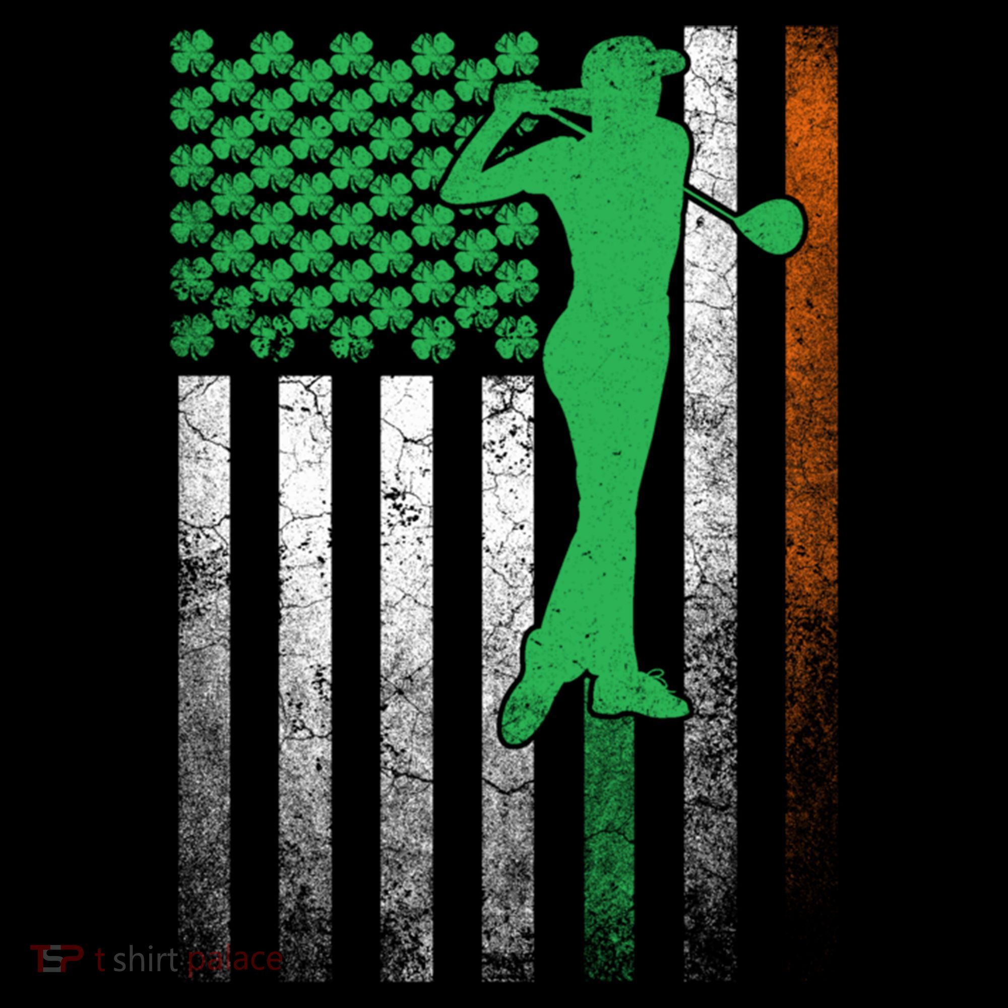 St PatrickS Day Irish American Flag Golf Golfer Golfing Gift Coffee Mug