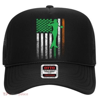 St PatrickS Day Irish American Flag Golf Golfer Golfing Gift Hat