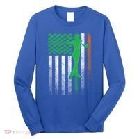 St PatrickS Day Irish American Flag Golf Golfer Golfing Gift Long Sleeve Shirt thumb 0