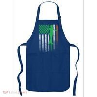 St PatrickS Day Irish American Flag Golf Golfer Golfing Gift Apron thumb 0