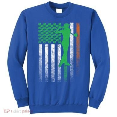 St PatrickS Day Irish American Flag Golf Golfer Golfing Gift Sweatshirt