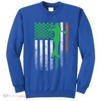 St PatrickS Day Irish American Flag Golf Golfer Golfing Gift Sweatshirt thumb 0