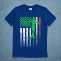 St PatrickS Day Irish American Flag Golf Golfer Golfing Gift T-Shirt thumb 5