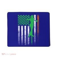 St PatrickS Day Irish American Flag Golf Golfer Golfing Gift Mousepad thumb 0