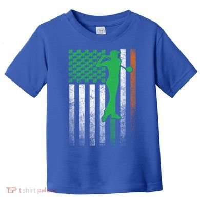 St PatrickS Day Irish American Flag Golf Golfer Golfing Gift Toddler T-Shirt
