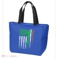 St PatrickS Day Irish American Flag Golf Golfer Golfing Gift Tote Bag thumb 3