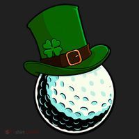 St Patricks Day Golf Lucky Leprechaun Shamrock Clovers Gift Women's Sweatshirt thumb 2