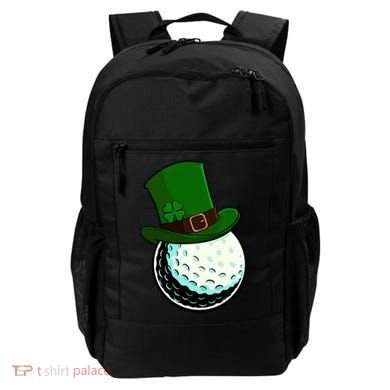 St Patricks Day Golf Lucky Leprechaun Shamrock Clovers Gift Backpack