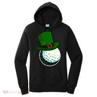 St Patricks Day Golf Lucky Leprechaun Shamrock Clovers Gift Women's Hoodie thumb 0