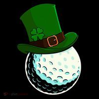 St Patricks Day Golf Lucky Leprechaun Shamrock Clovers Gift Women's Hoodie thumb 2