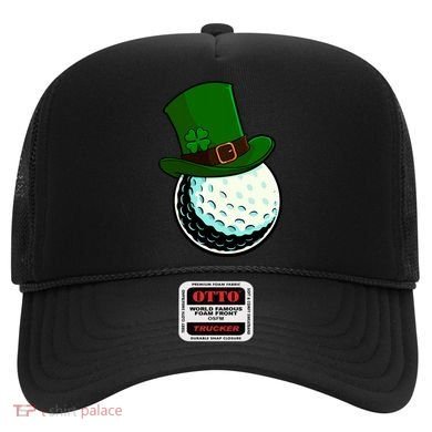 St Patricks Day Golf Lucky Leprechaun Shamrock Clovers Gift Hat