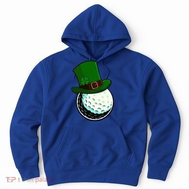 St Patricks Day Golf Lucky Leprechaun Shamrock Clovers Gift Hoodie