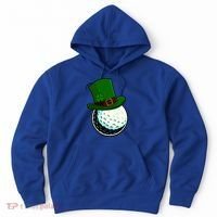 St Patricks Day Golf Lucky Leprechaun Shamrock Clovers Gift Hoodie thumb 0