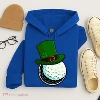 St Patricks Day Golf Lucky Leprechaun Shamrock Clovers Gift Hoodie thumb 4