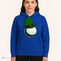 St Patricks Day Golf Lucky Leprechaun Shamrock Clovers Gift Hoodie thumb 5