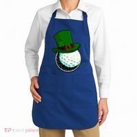 St Patricks Day Golf Lucky Leprechaun Shamrock Clovers Gift Apron thumb 2