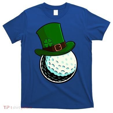St Patricks Day Golf Lucky Leprechaun Shamrock Clovers Gift T-Shirt