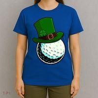 St Patricks Day Golf Lucky Leprechaun Shamrock Clovers Gift T-Shirt thumb 4