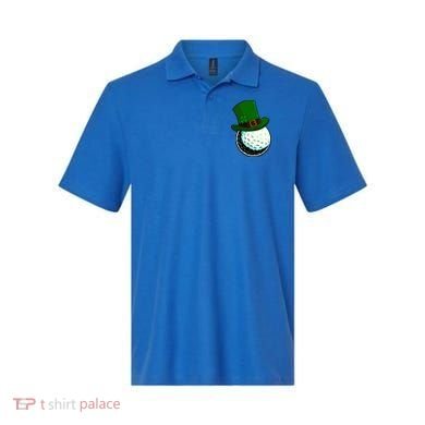St Patricks Day Golf Lucky Leprechaun Shamrock Clovers Gift Polo