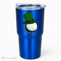 St Patricks Day Golf Lucky Leprechaun Shamrock Clovers Gift Tumbler thumb 0