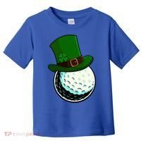 St Patricks Day Golf Lucky Leprechaun Shamrock Clovers Gift Toddler T-Shirt thumb 0
