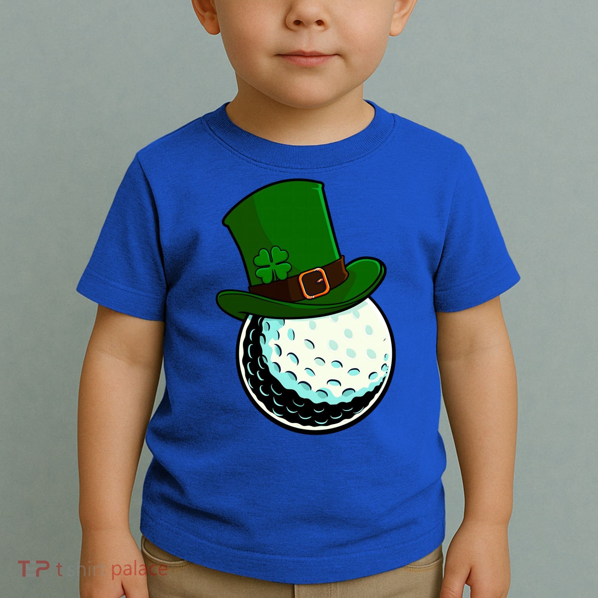 St Patricks Day Golf Lucky Leprechaun Shamrock Clovers Gift Toddler T-Shirt