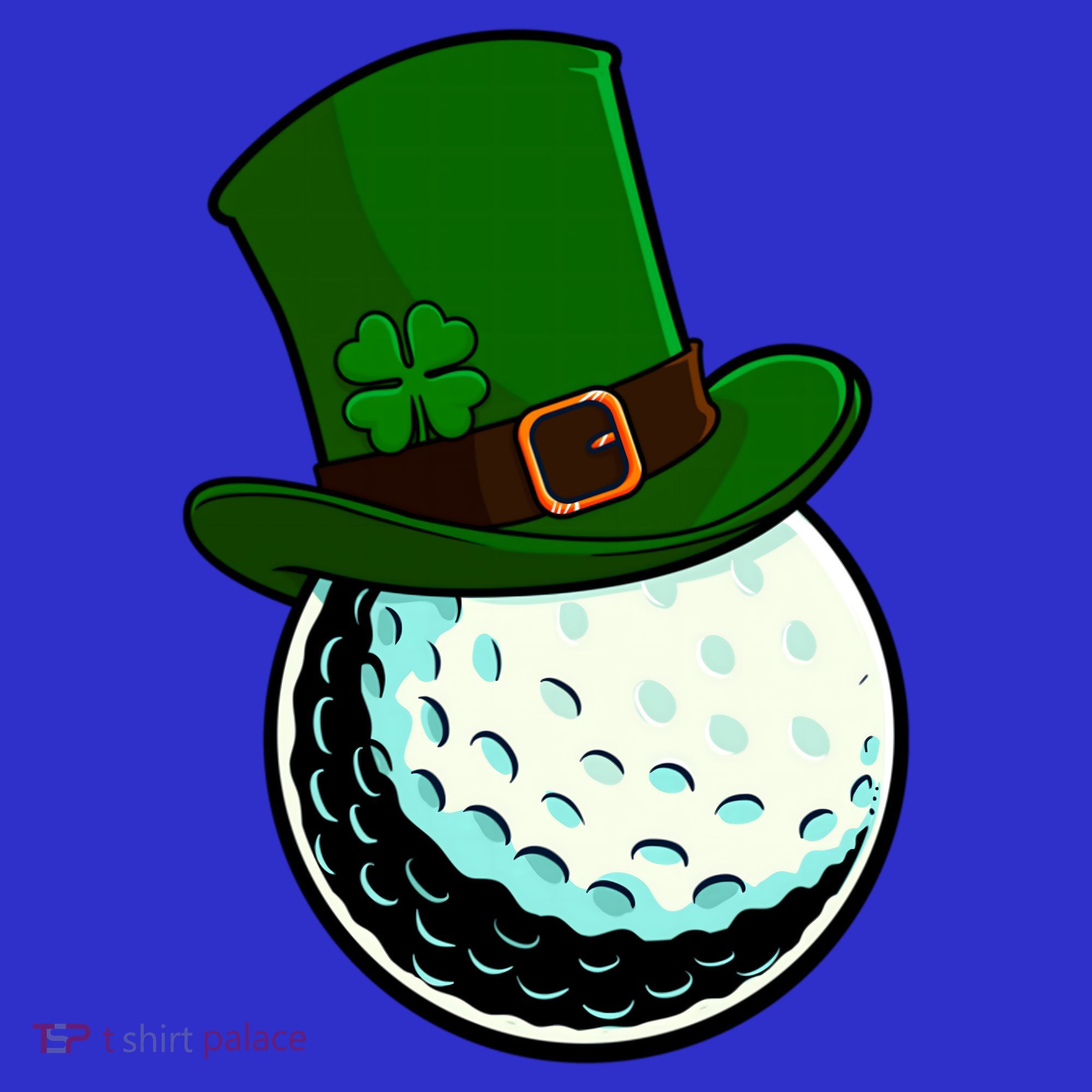 St Patricks Day Golf Lucky Leprechaun Shamrock Clovers Gift Toddler T-Shirt
