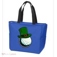 St Patricks Day Golf Lucky Leprechaun Shamrock Clovers Gift Tote Bag thumb 3