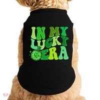 St Patricks Day In My Lucky Era Disco Ball Doggie Tank thumb 0