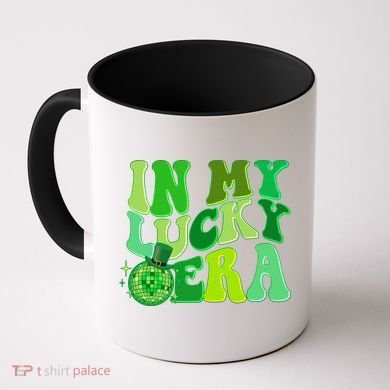 St Patricks Day In My Lucky Era Disco Ball Coffee Mug