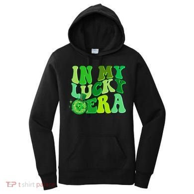 St Patricks Day In My Lucky Era Disco Ball Women's Hoodie