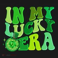 St Patricks Day In My Lucky Era Disco Ball Women's Hoodie thumb 2