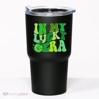 St Patricks Day In My Lucky Era Disco Ball Tumbler thumb 0