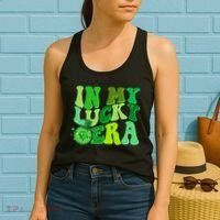 St Patricks Day In My Lucky Era Disco Ball Women's Tank Top thumb 2