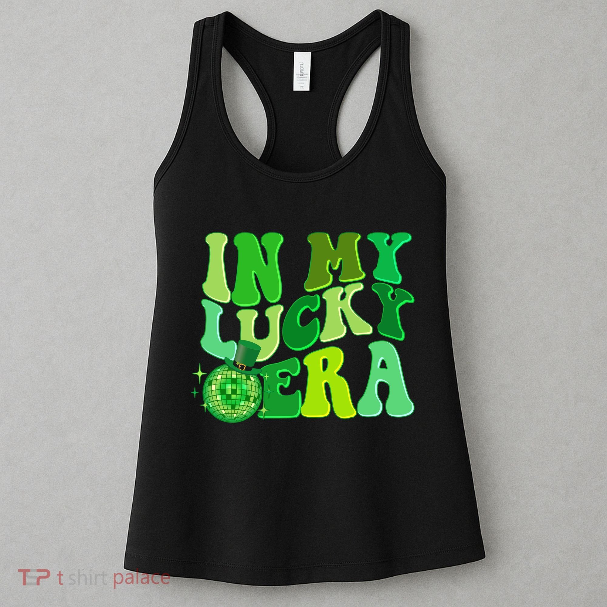 St Patricks Day In My Lucky Era Disco Ball Women's Tank Top