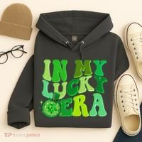 St Patricks Day In My Lucky Era Disco Ball Hoodie thumb 4