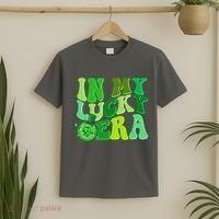 St Patricks Day In My Lucky Era Disco Ball T-Shirt thumb 2