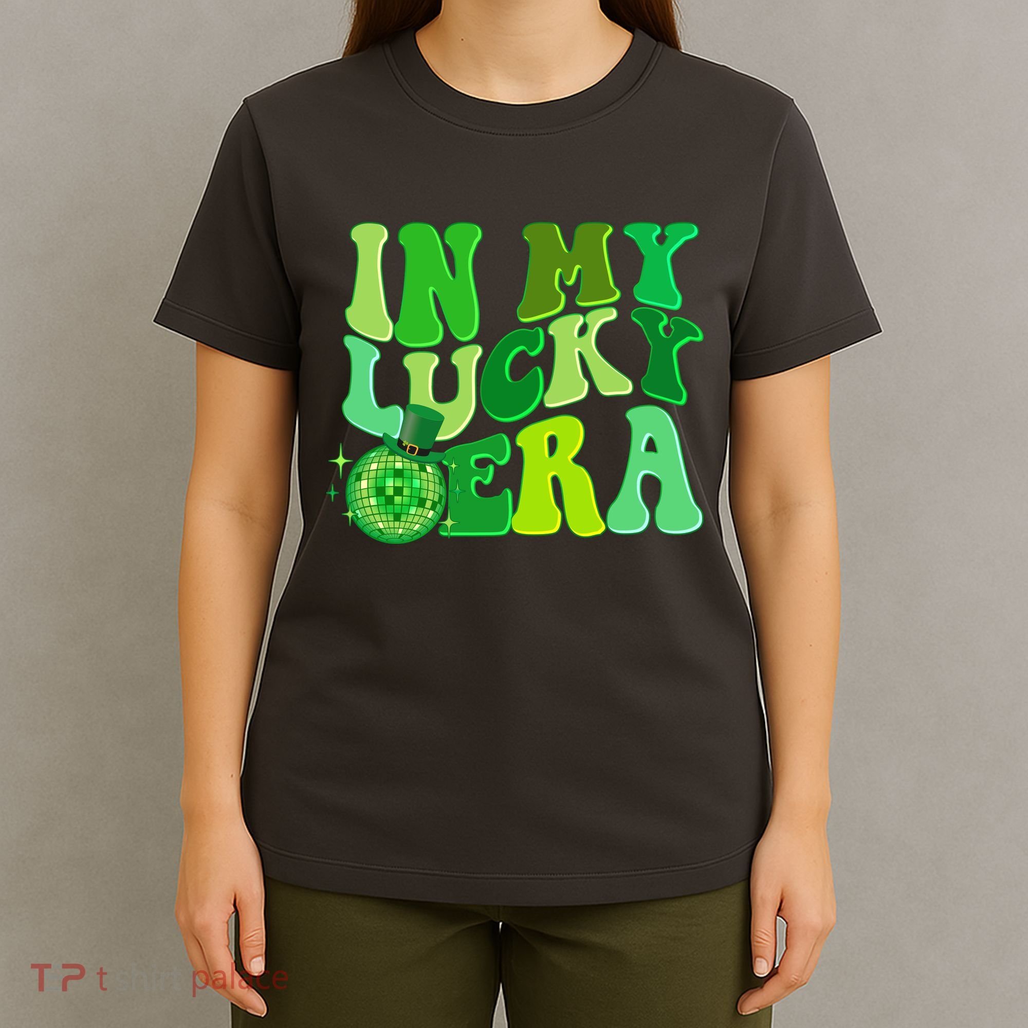 St Patricks Day In My Lucky Era Disco Ball T-Shirt