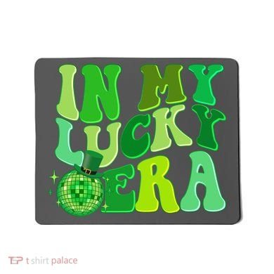 St Patricks Day In My Lucky Era Disco Ball Mousepad